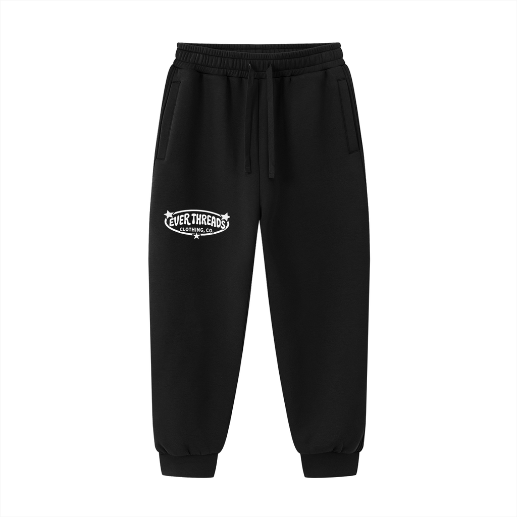 Essential Drawstring Sweatpants - Black