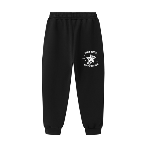 Essential Drawstring Sweatpants - Black